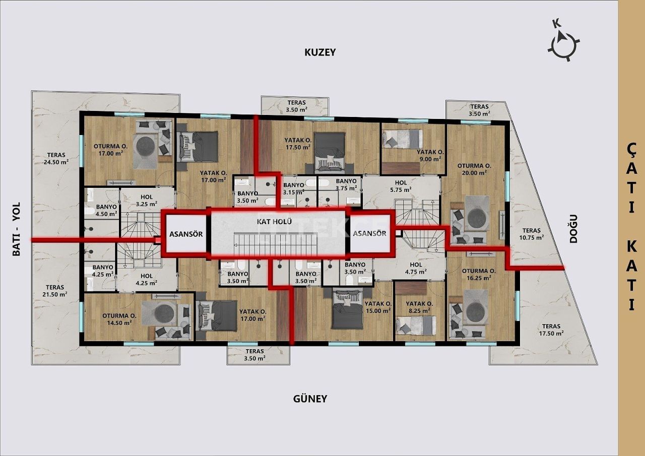 Пентхаус в Анталии, Турция, 170 м² - фото 9