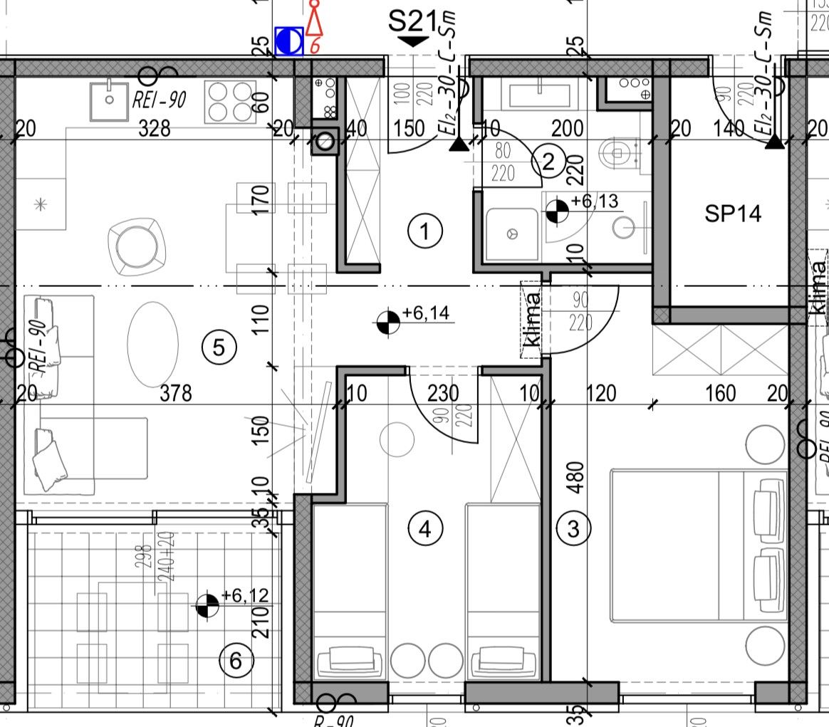 Квартира в Пуле, Хорватия, 56.42 м² - фото 8
