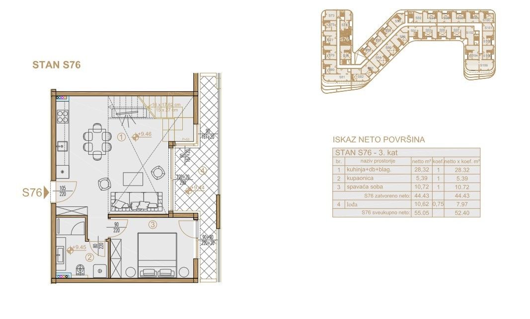 Квартира в Порече, Хорватия, 114.41 м² - фото 9