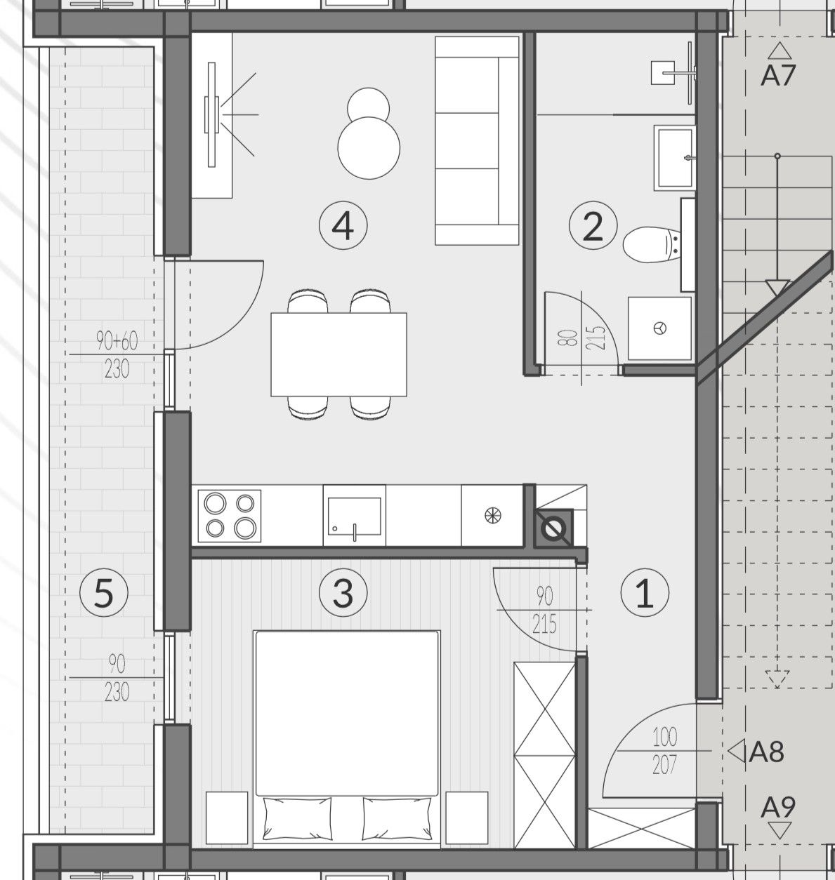 Квартира в Пуле, Хорватия, 45.39 м² - фото 10
