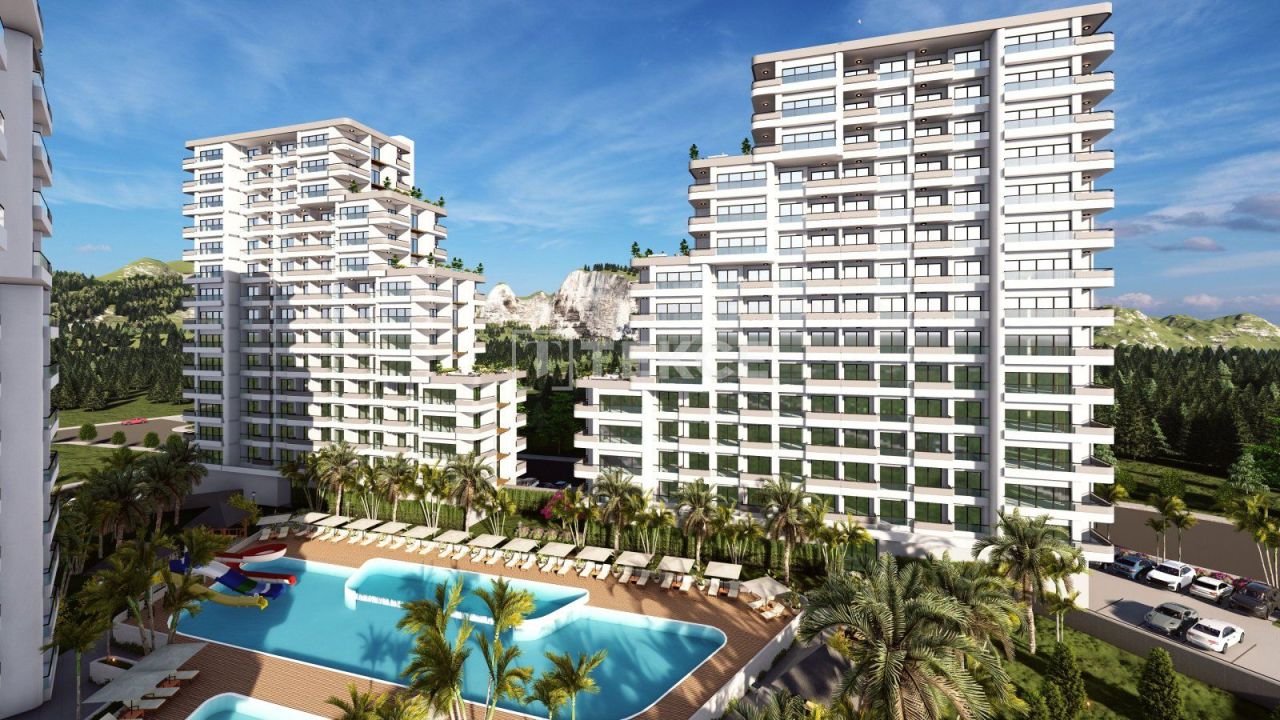 Апартаменты Мезитли, Турция, 45 м² - фото 1