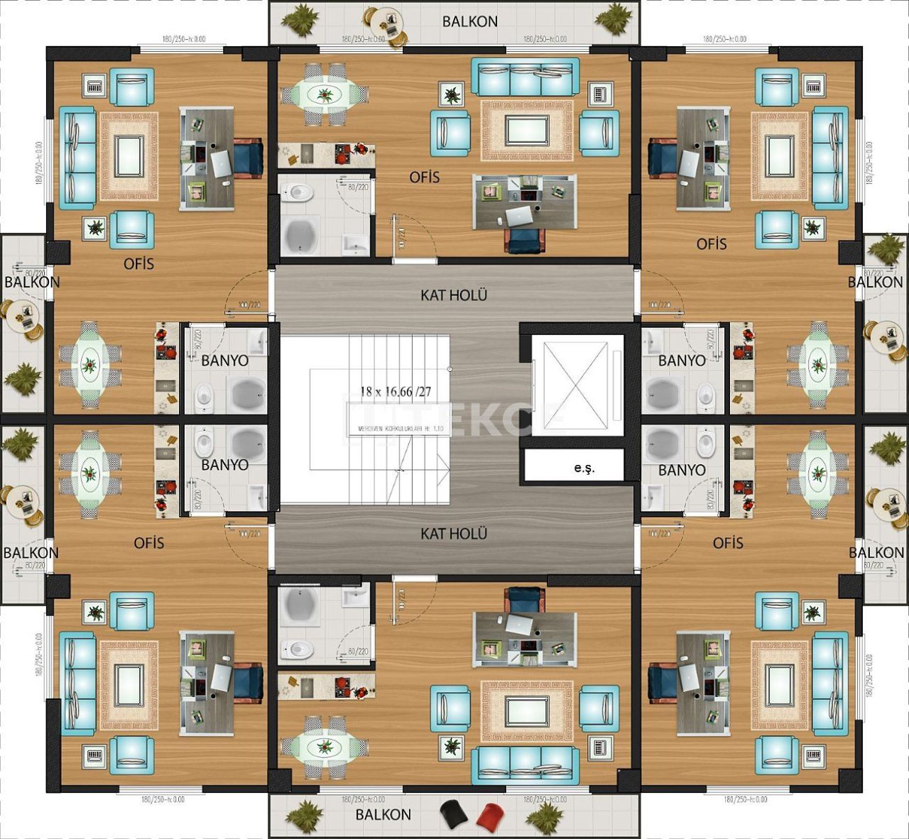 Офис Алтынова, Турция, 50 м² - фото 10