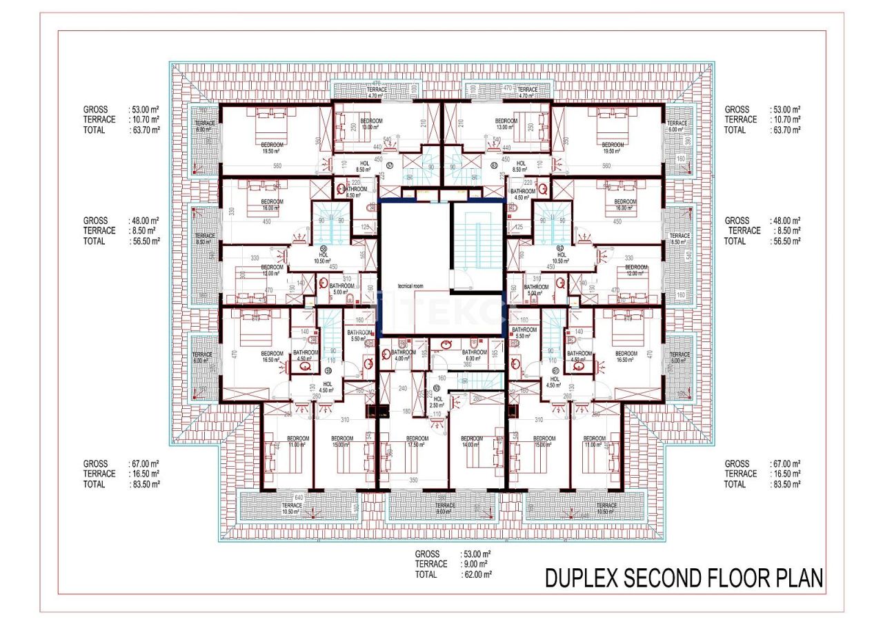 Апартаменты в Алании, Турция, 62 м² - фото 18