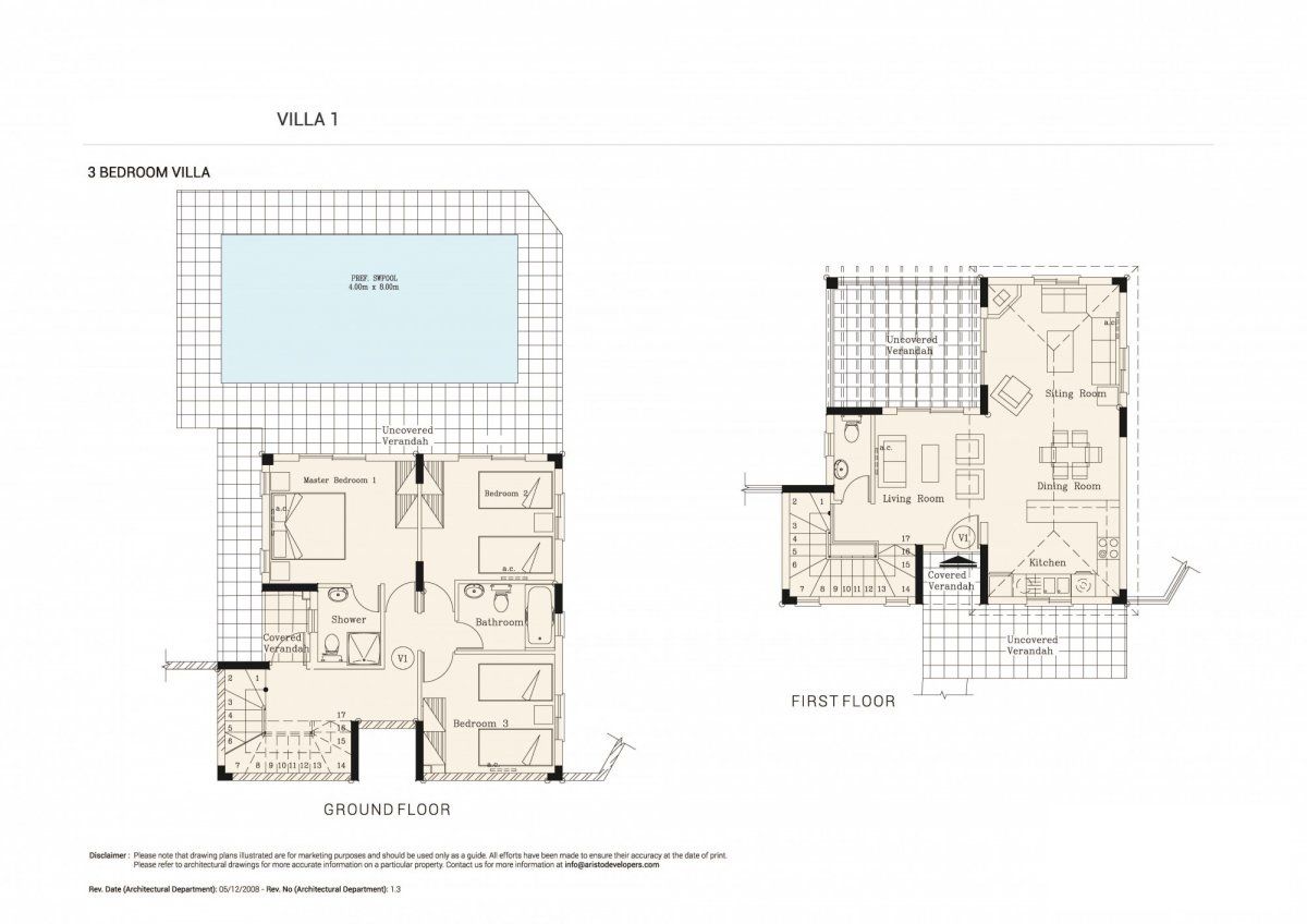 Вилла в Пафосе, Кипр, 160 м² - фото 7