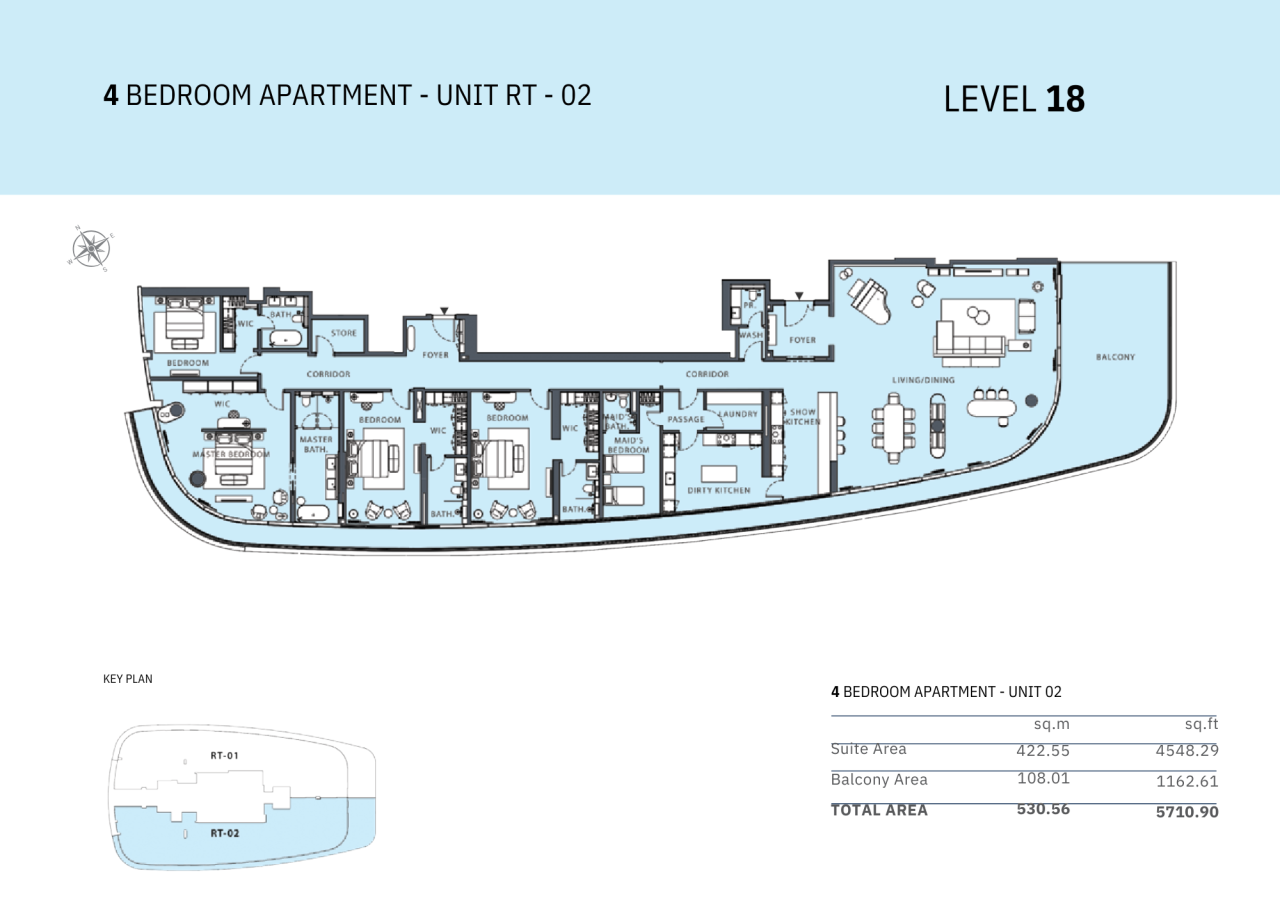 Пентхаус в Рас-эль-Хайме, ОАЭ, 489 м² - фото 2