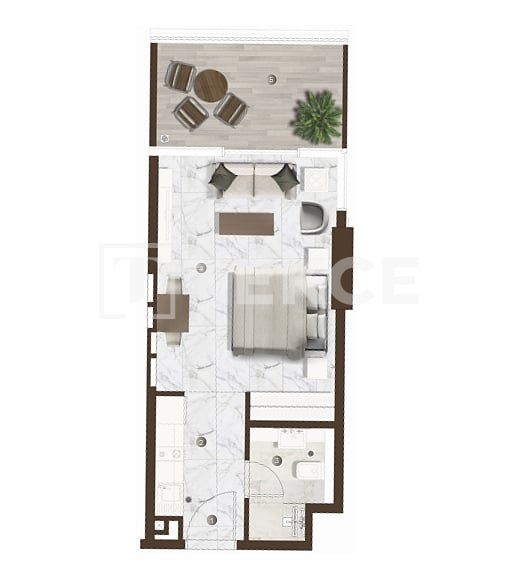 Апартаменты Бизнес-Бэй, ОАЭ, 81 м² - фото 17