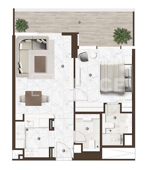 Апартаменты Бизнес-Бэй, ОАЭ, 81 м² - фото 18