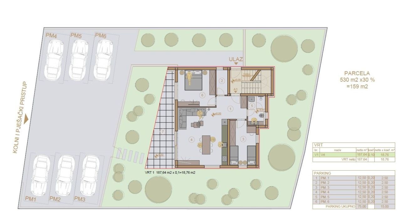 Квартира в Медулине, Хорватия, 85 м² - фото 6