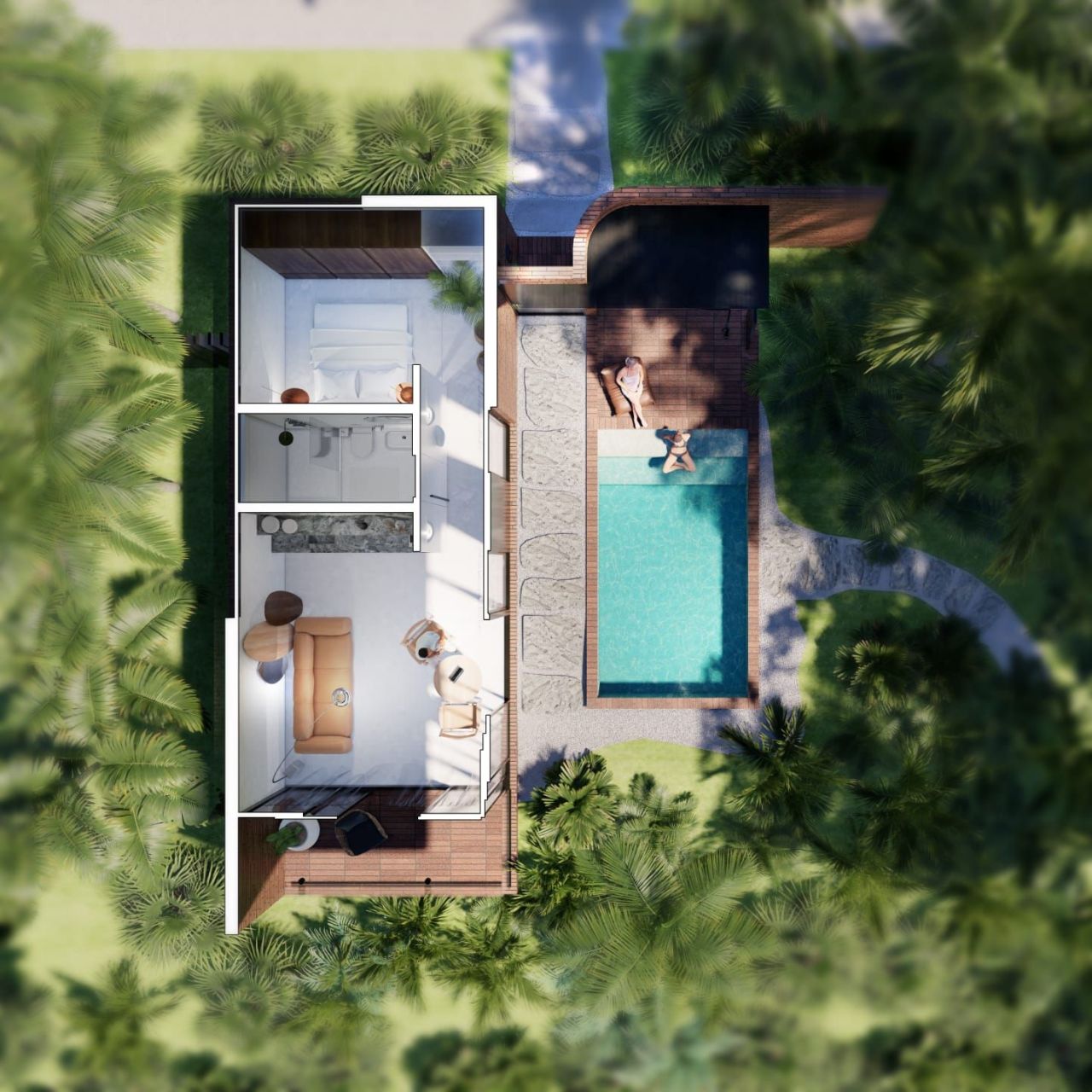 Вилла в Улувату, Индонезия, 40 м² - фото 2