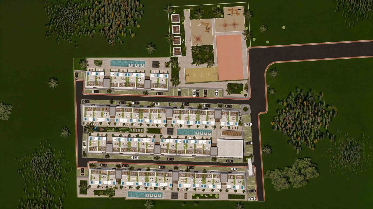 Апартаменты в Фамагусте, Кипр, 50 м² - фото 13