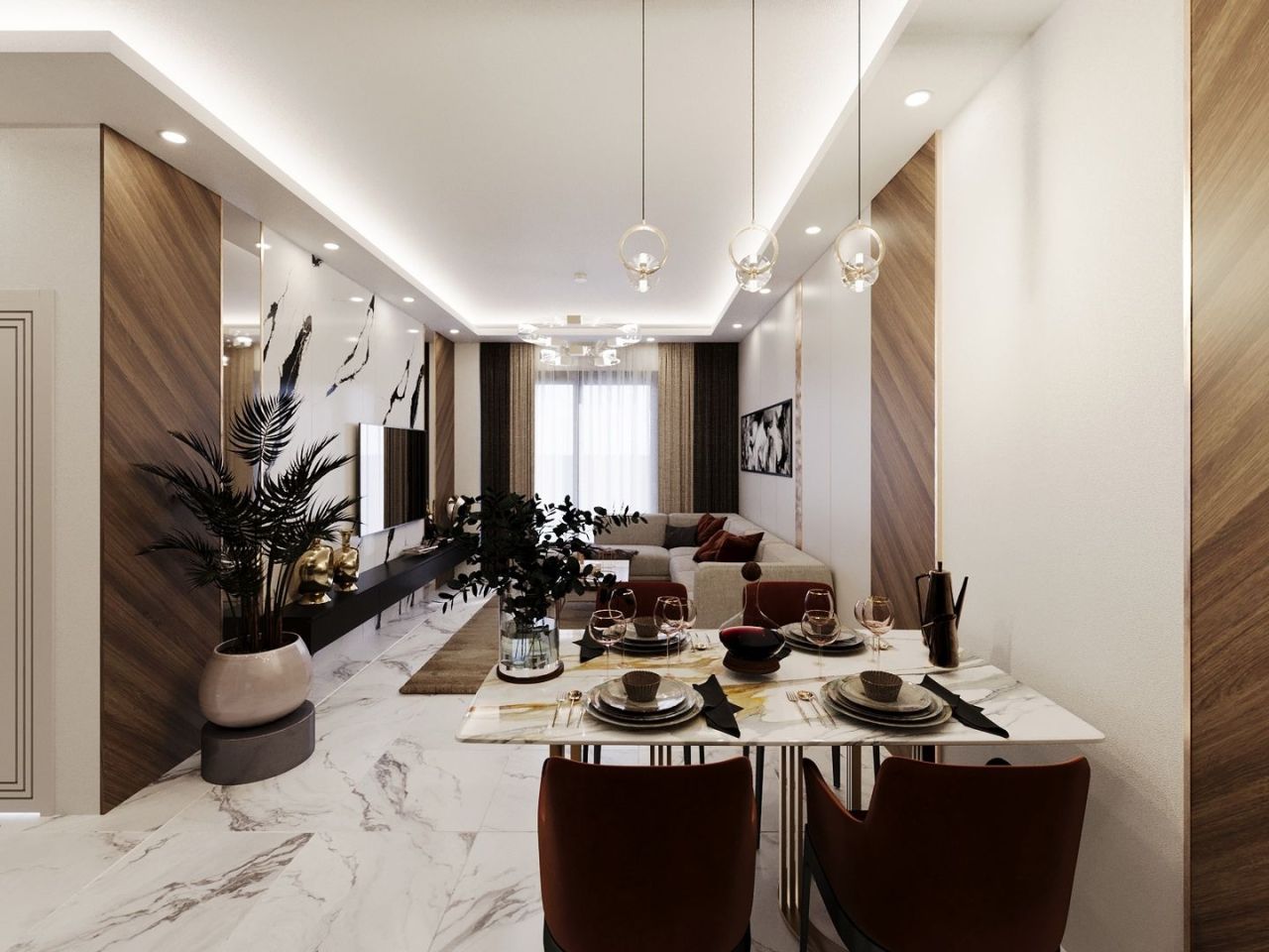 Квартира в Алании, Турция, 59 м² - фото 12