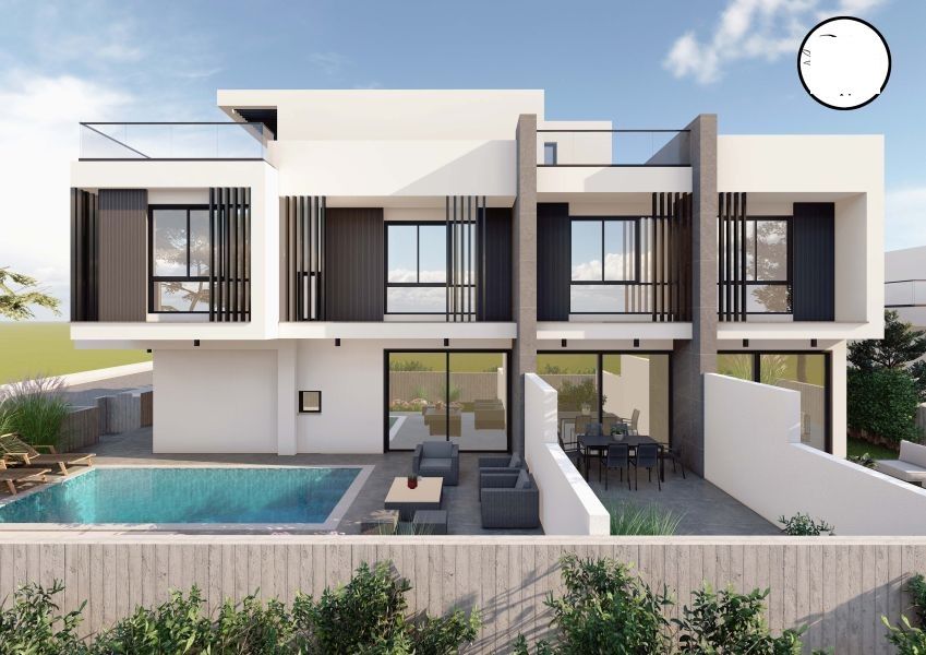 Таунхаус в Хлораке, Кипр, 90 м² - фото 3