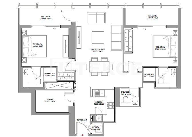 Апартаменты Над Аль-Шеба 1, ОАЭ, 67 м² - фото 15
