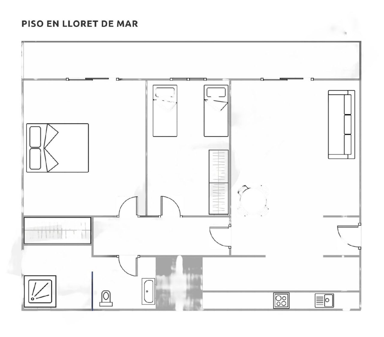 Апартаменты на Льорет-де-Мар, Испания, 58 м² - фото 10