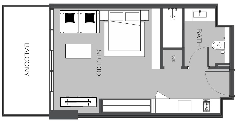 Студия в Дубае, ОАЭ, 43 м² - фото 13