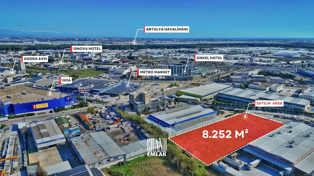 Земля в Анталии, Турция, 8 252 м² - фото 5