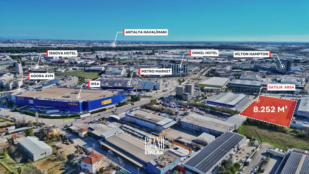 Земля в Анталии, Турция, 8 252 м² - фото 8