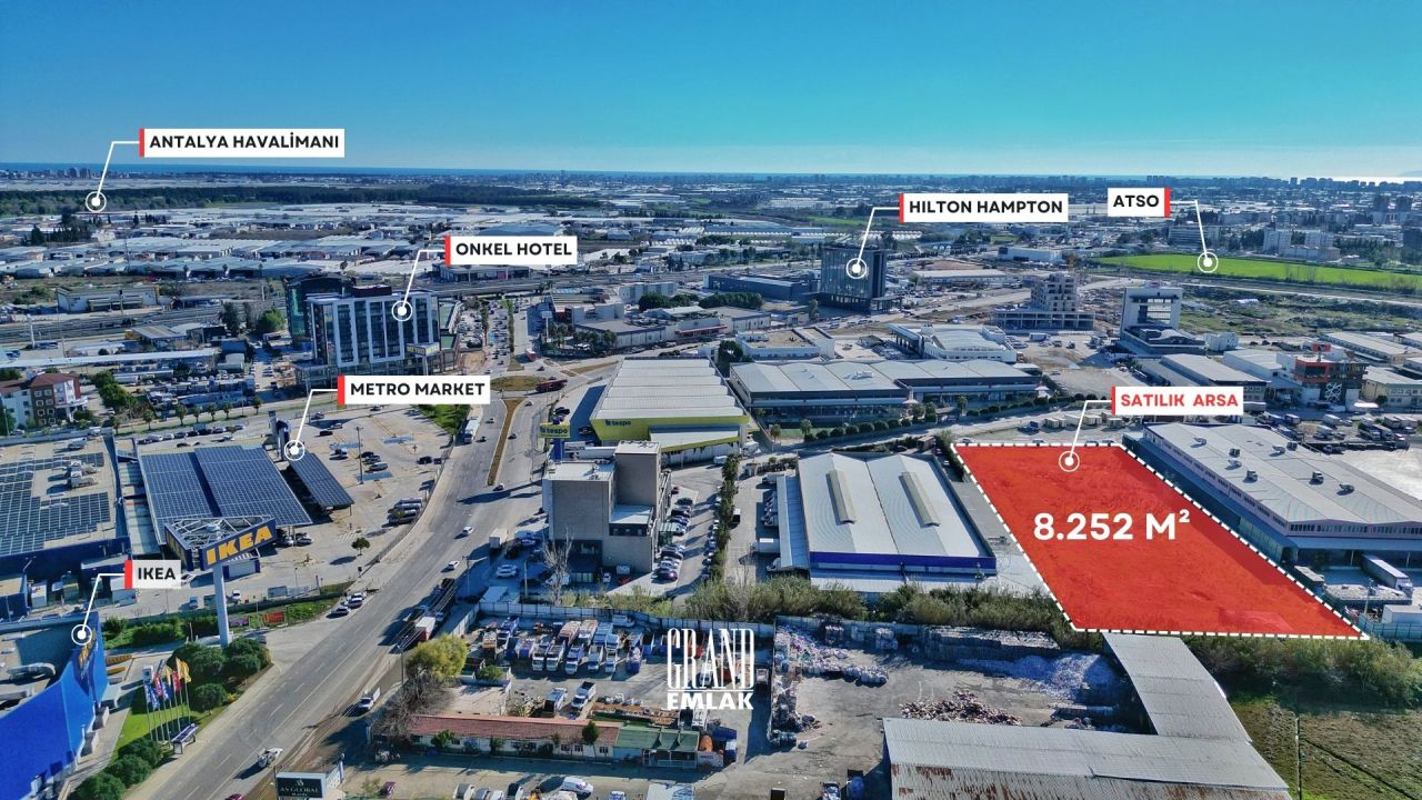 Земля в Анталии, Турция, 8 252 м² - фото 3