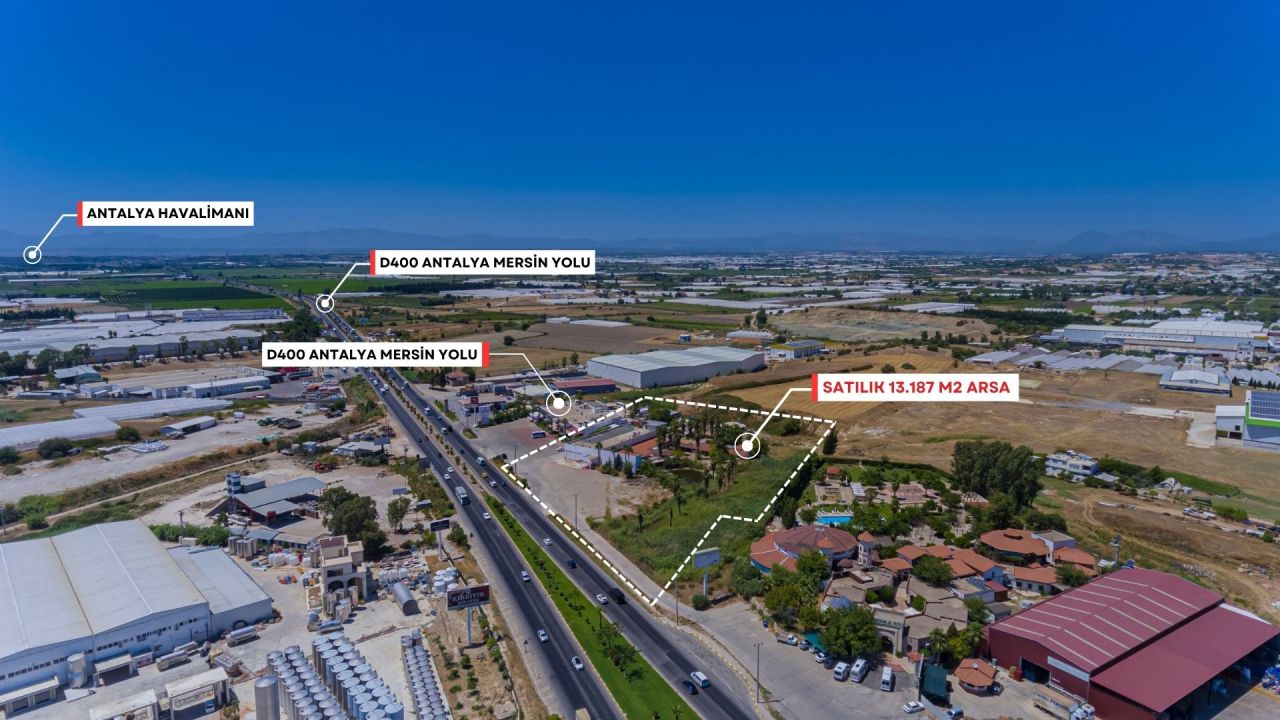 Земля в Анталии, Турция, 13 187 м² - фото 4