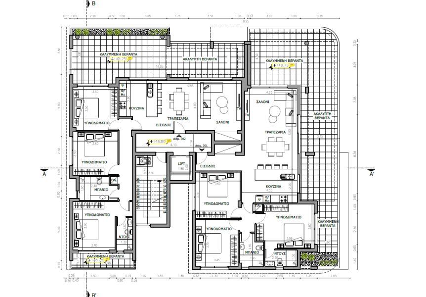 Пентхаус в Пафосе, Кипр, 156 м² - фото 12