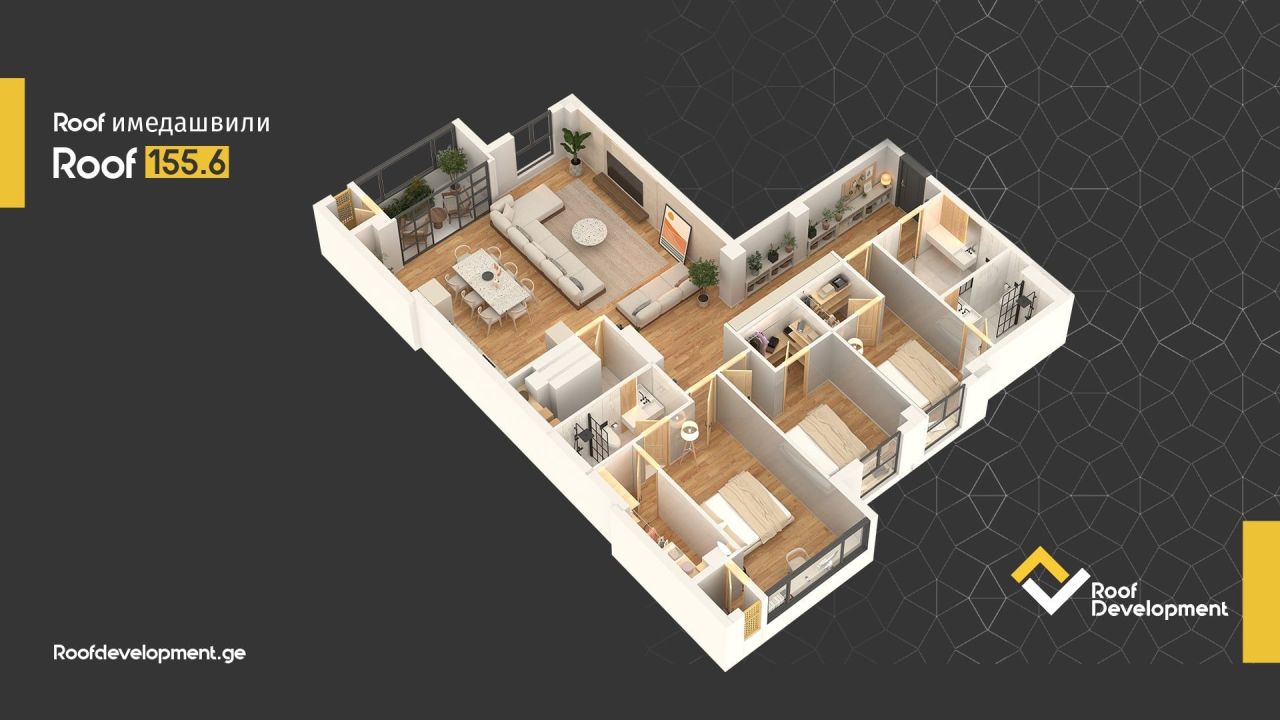 Офис в Тбилиси, Грузия, 155.6 м² - фото 7