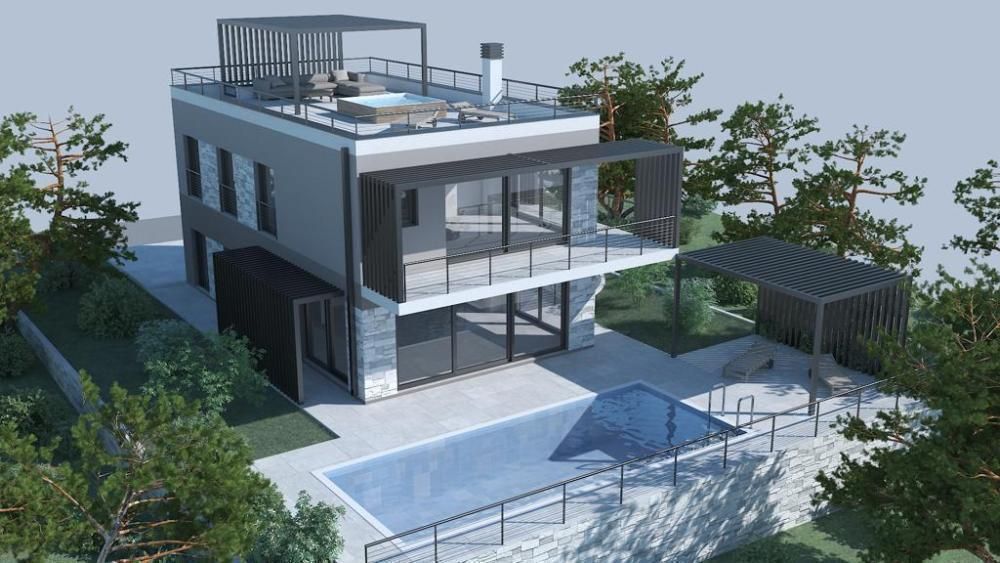 Вилла на Хваре, Хорватия, 350 м² - фото 1