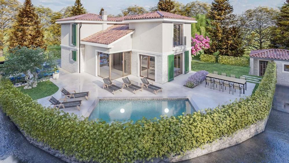 Вилла Mošćenička Draga, Хорватия, 143 м² - фото 1