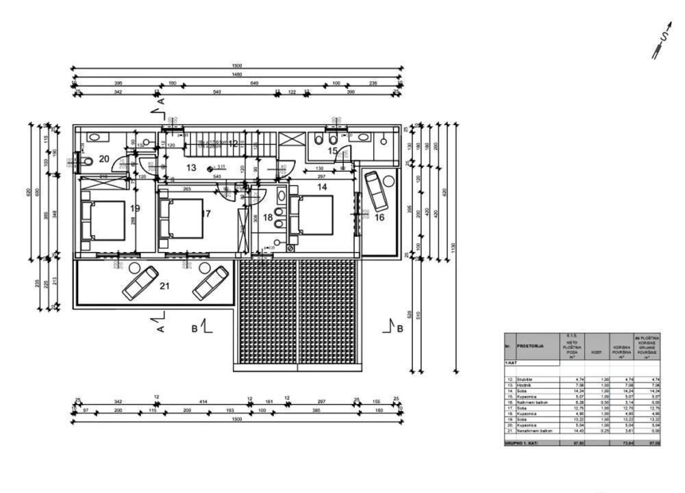 Вилла Sveti Lovreč, Хорватия, 220 м² - фото 4