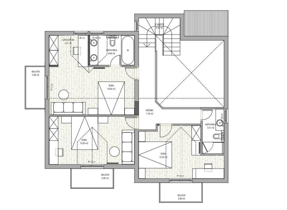 Вилла на Хваре, Хорватия, 250 м² - фото 6