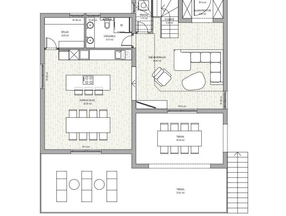 Вилла на Хваре, Хорватия, 250 м² - фото 7