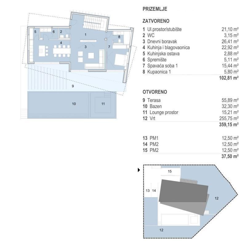 Вилла Novalja, Хорватия, 199 м² - фото 8