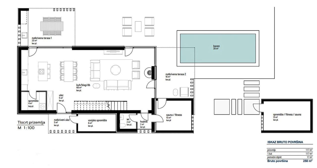 Вилла в Лабине, Хорватия, 283 м² - фото 8