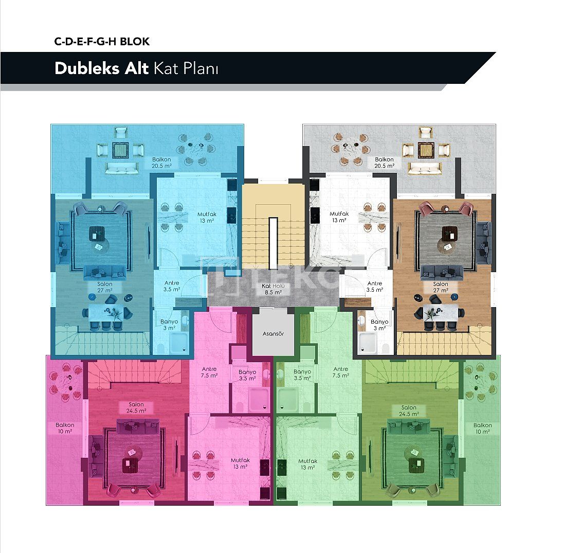 Апартаменты Гемлик, Турция, 192 м² - фото 18