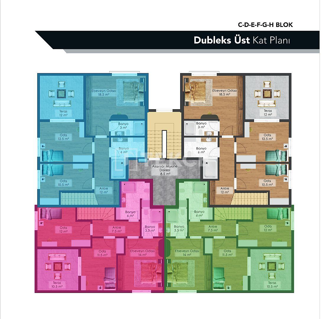 Апартаменты Гемлик, Турция, 205 м² - фото 19