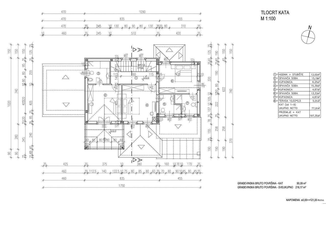 Вилла Višnjan, Хорватия, 220 м² - фото 12