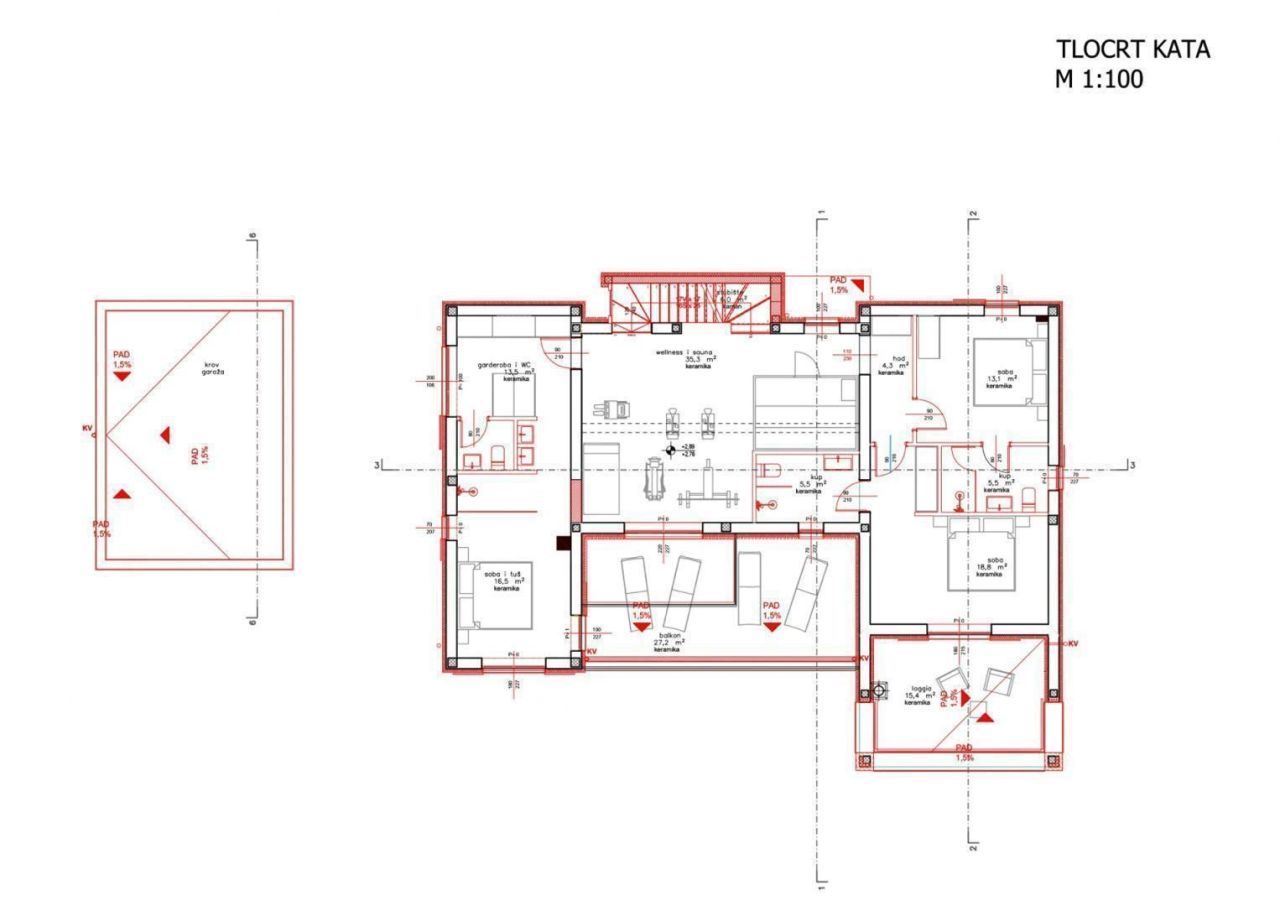 Вилла в Порече, Хорватия, 329 м² - фото 15