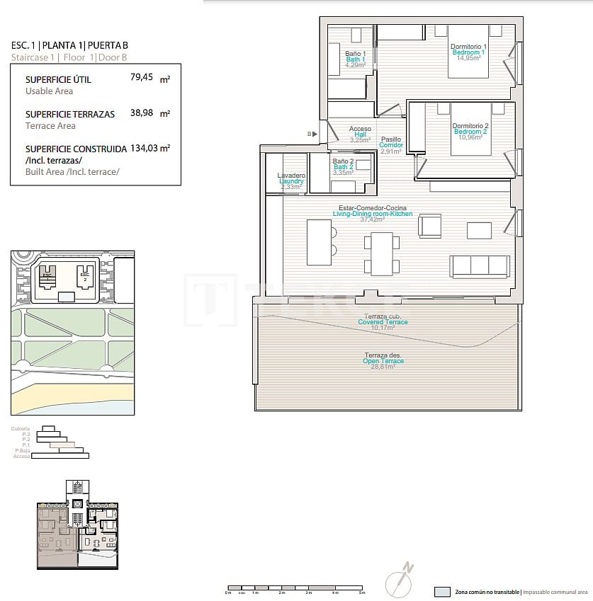 Апартаменты в Вильяхойосе, Испания, 95 м² - фото 9