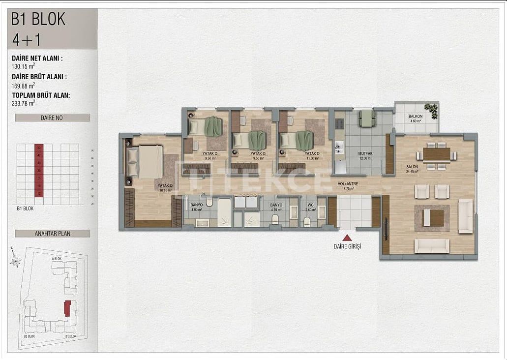 Апартаменты в Пендике, Турция, 133 м² - фото 12