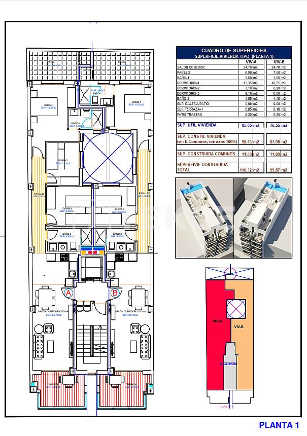 Апартаменты в Торревьехе, Испания, 110 м² - фото 14