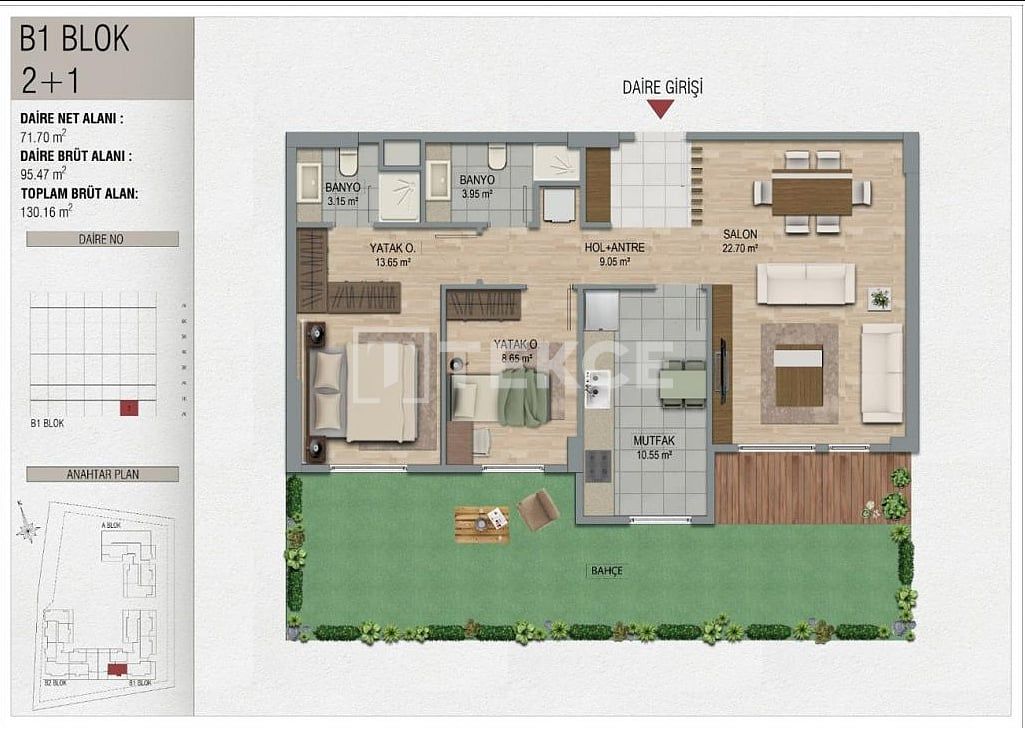 Апартаменты в Пендике, Турция, 81 м² - фото 18