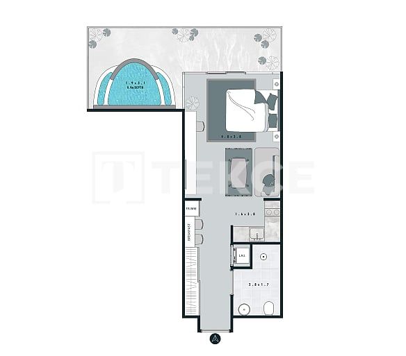 Пентхаус в Дубае, ОАЭ, 91 м² - фото 18