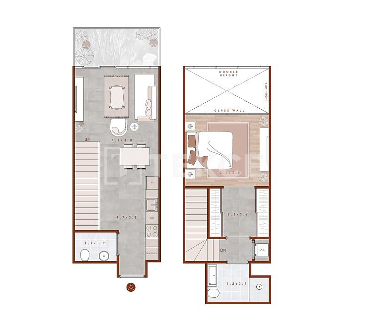 Пентхаус в Дубае, ОАЭ, 91 м² - фото 19