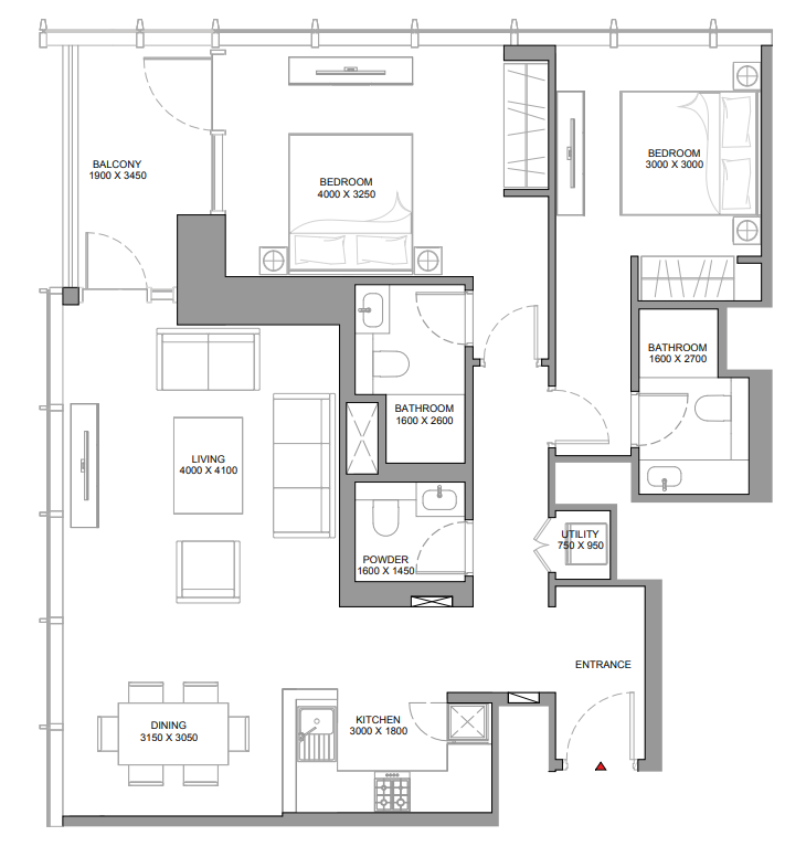 Квартира в Дубае, ОАЭ, 110 м² - фото 14