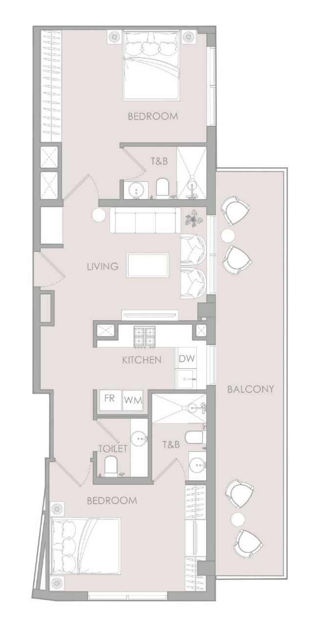 Квартира в Дубае, ОАЭ, 101 м² - фото 7