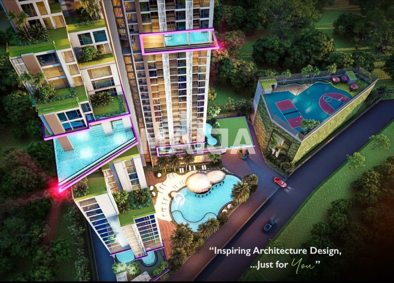 Апартаменты в Паттайе, Таиланд, 57 м² - фото 4