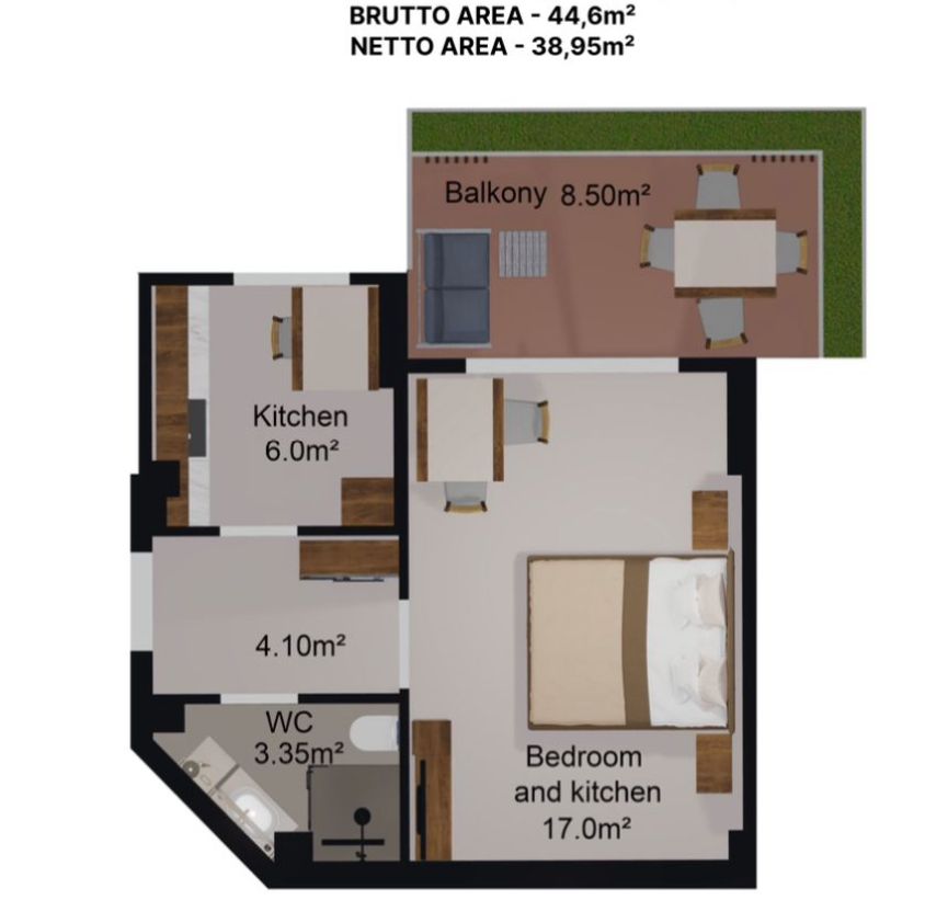 Квартира в Занзибаре, Танзания, 44 м² - фото 15