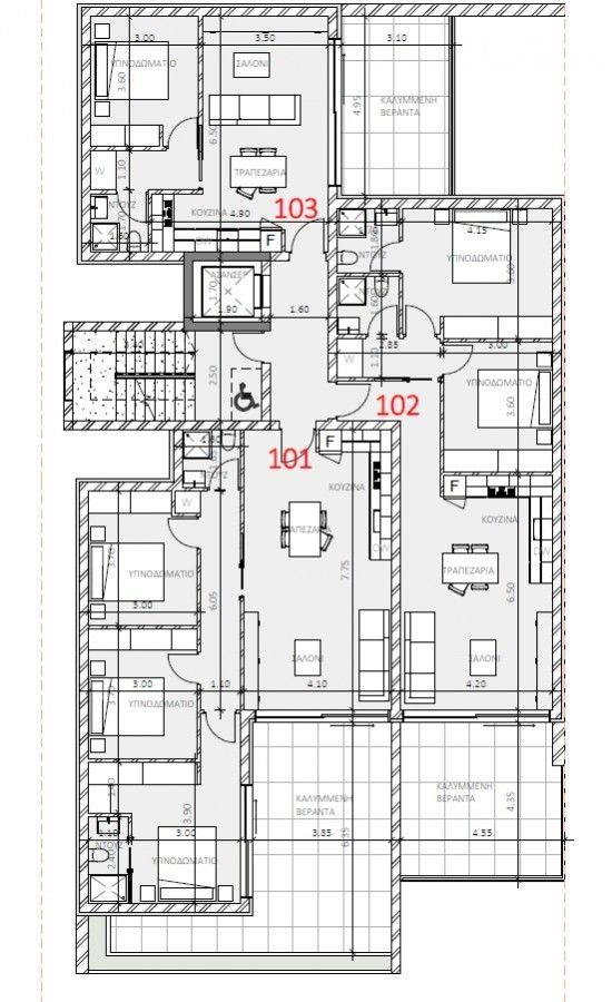 Апартаменты в Лимасоле, Кипр, 125 м² - фото 1