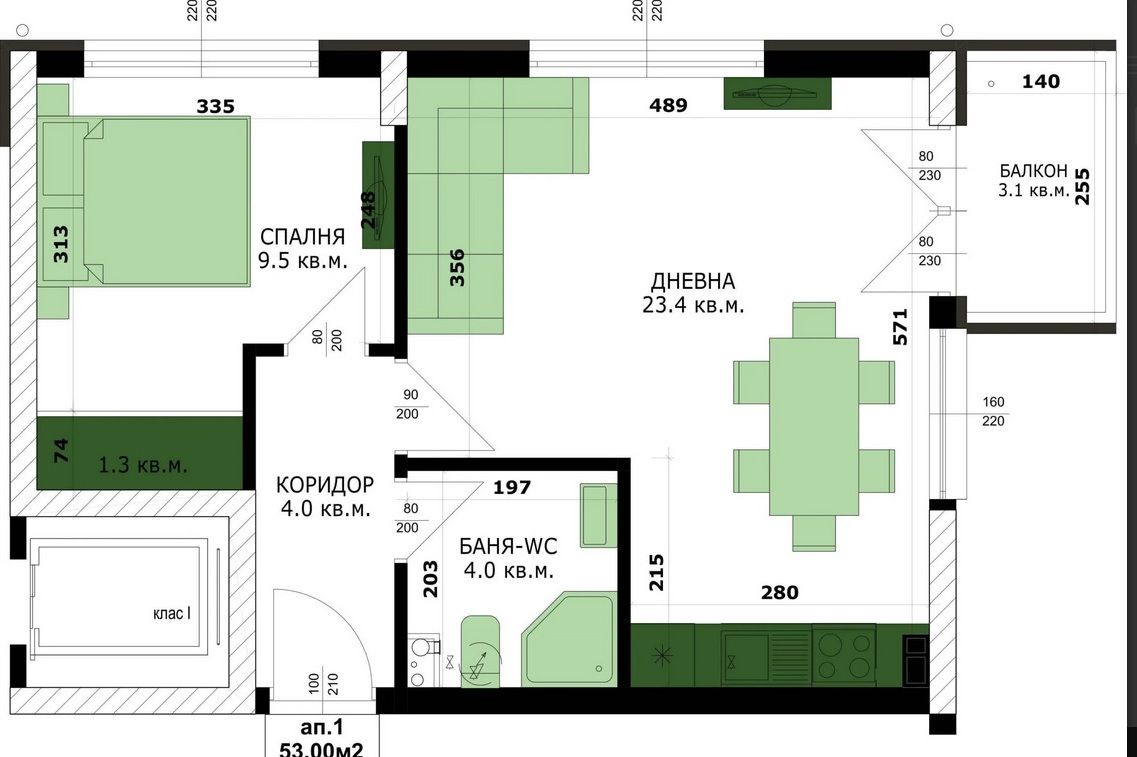 Квартира в Варне, Болгария, 64 м² - фото 5