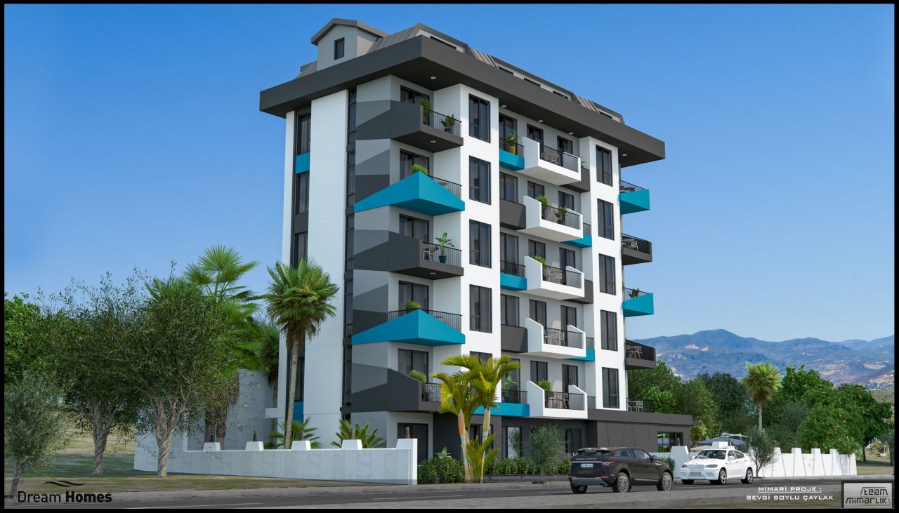 Апартаменты в Авсалларе, Турция, 70 м² - фото 1