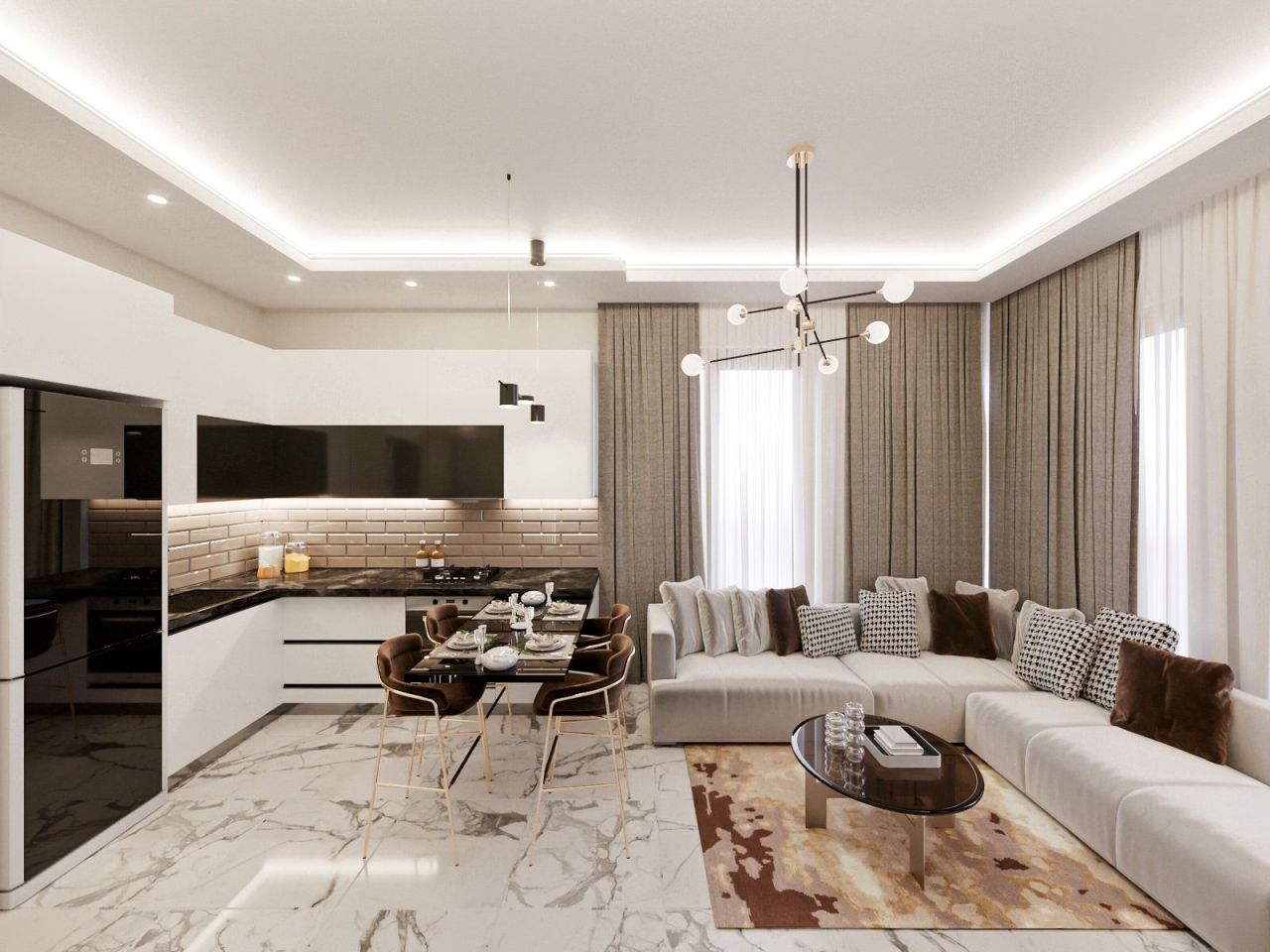 Квартира в Авсалларе, Турция, 50 м² - фото 8